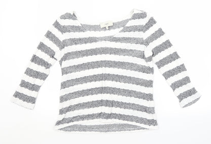Womens UK Size 8 NEXT White Pullover Jumper