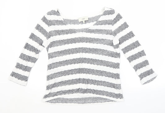 Womens UK Size 8 NEXT White Pullover Jumper