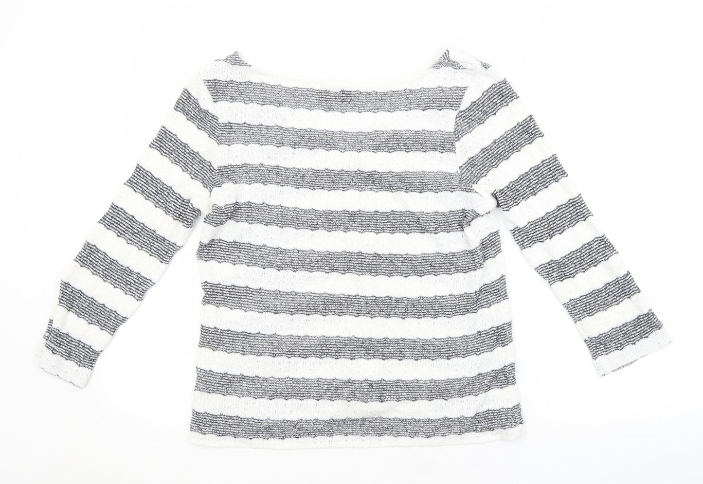 Womens UK Size 8 NEXT White Pullover Jumper