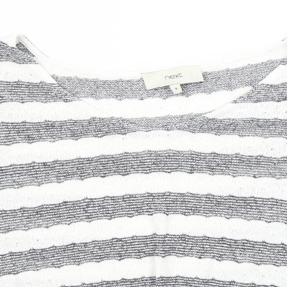 Womens UK Size 8 NEXT White Pullover Jumper
