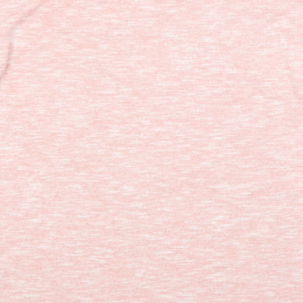Womens UK Size S Papaya Pink Pullover Jumper