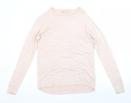 Womens UK Size XS Only Pink Pullover Jumper