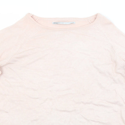 Womens UK Size XS Only Pink Pullover Jumper