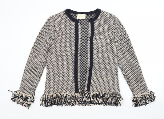 Womens UK Size M Papaya Multicoloured Cardigan Jumper