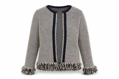 Womens UK Size M Papaya Multicoloured Cardigan Jumper