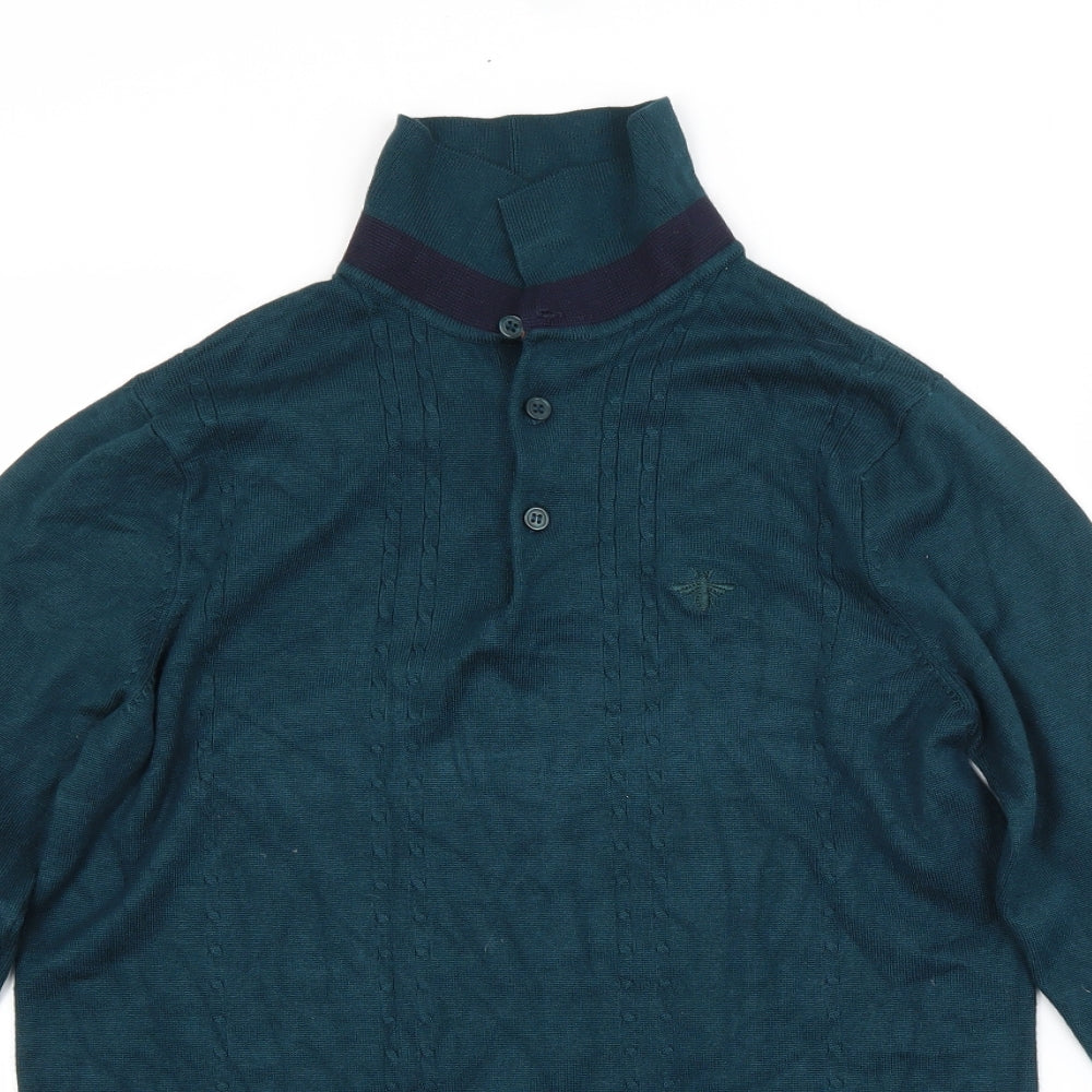 River Island Mens Blue   Pullover Jumper Size XS