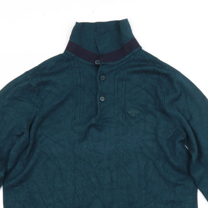 River Island Mens Blue   Pullover Jumper Size XS