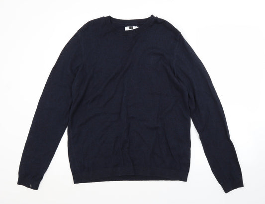 Topman Mens Blue   Pullover Jumper Size M