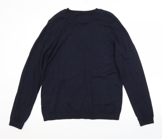 Topman Mens Blue   Pullover Jumper Size M