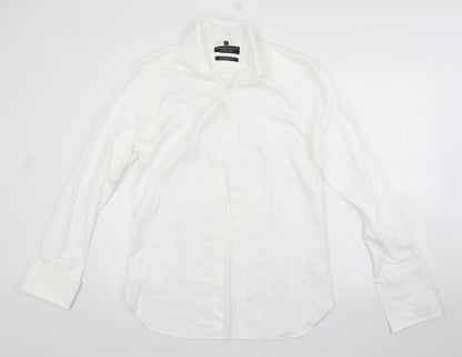 Mens UK Collar Size 14.5 Hammond Smart White  Dress Shirt