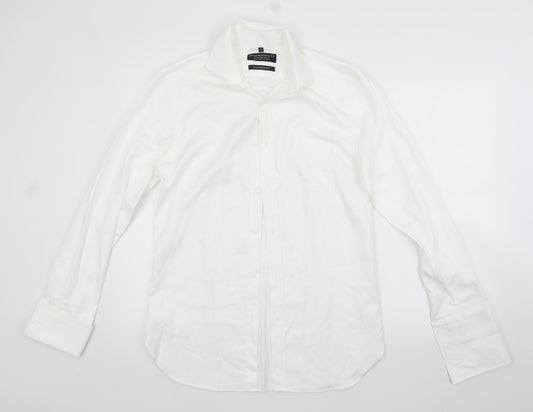 Mens UK Collar Size 14.5 Hammond Smart White  Dress Shirt