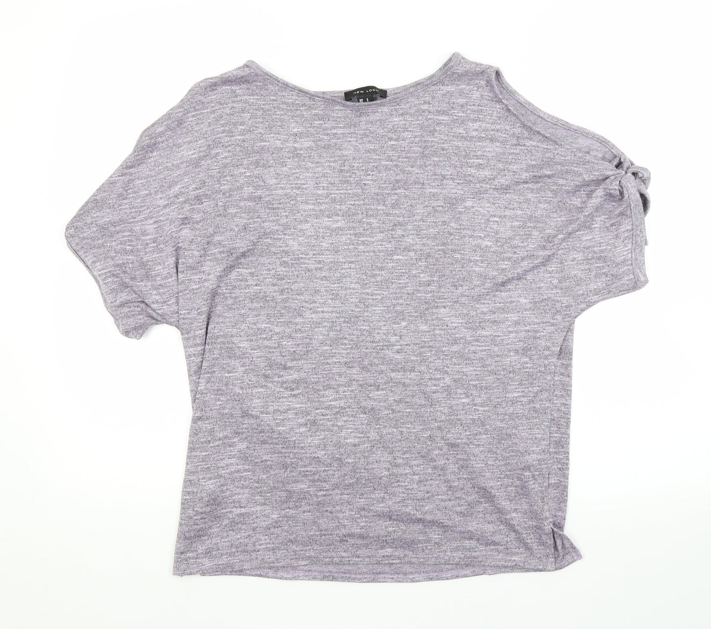 Womens UK Size S New Look Purple Basic Blouse