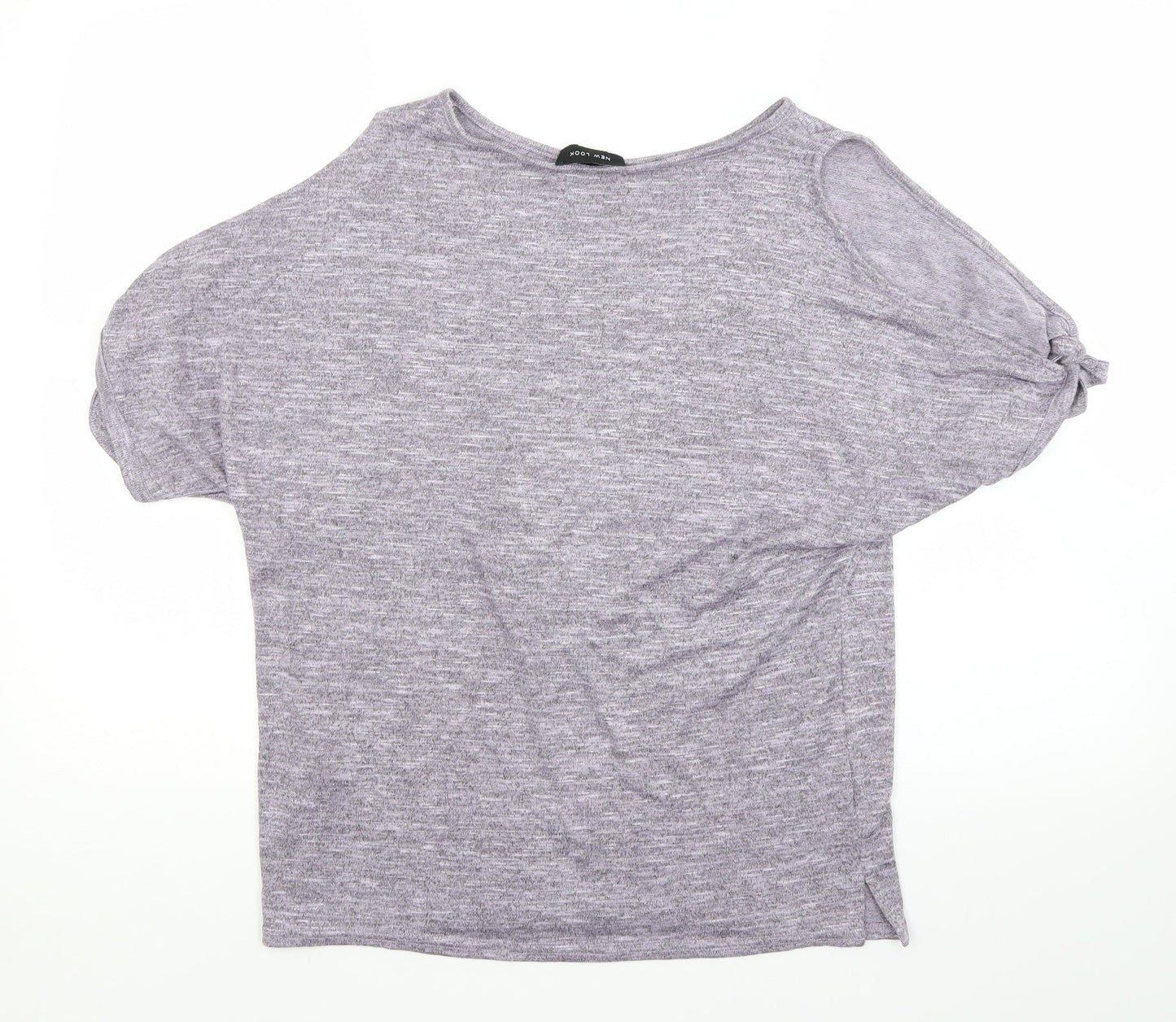 Womens UK Size S New Look Purple Basic Blouse