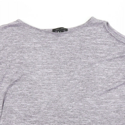 Womens UK Size S New Look Purple Basic Blouse
