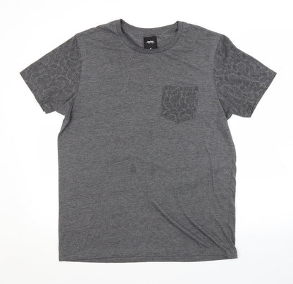 Mens UK Size M Burton Grey  T-Shirt