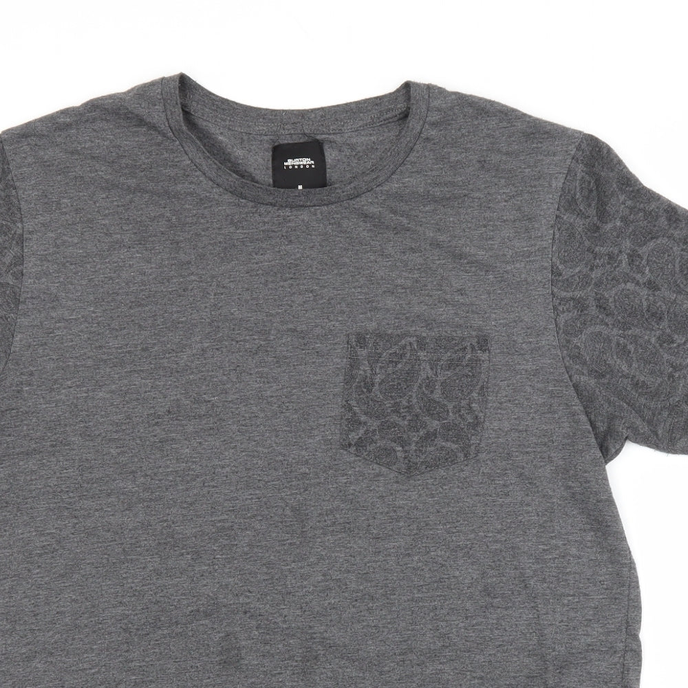 Mens UK Size M Burton Grey  T-Shirt