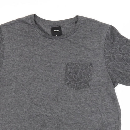 Mens UK Size M Burton Grey  T-Shirt