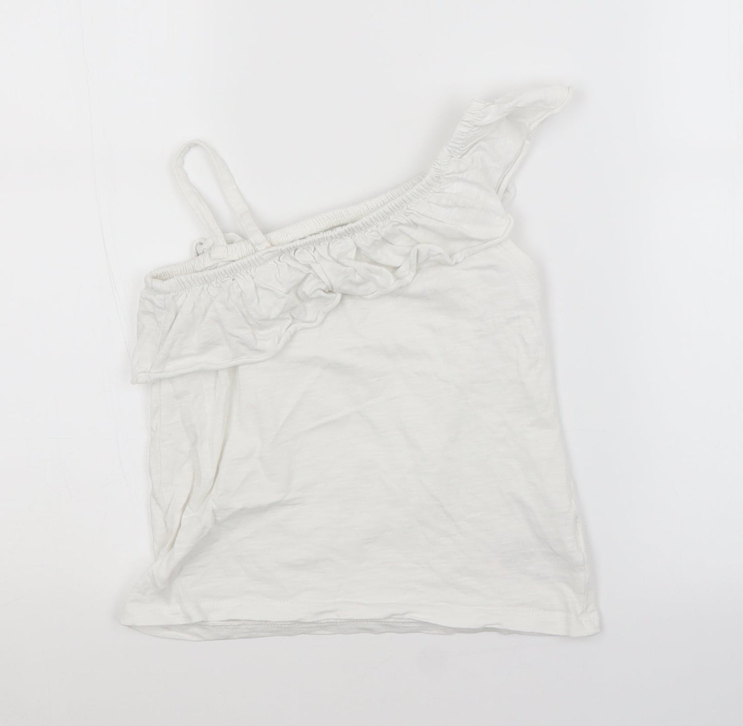 NEXT Girls White   Basic Blouse Size 7 Years