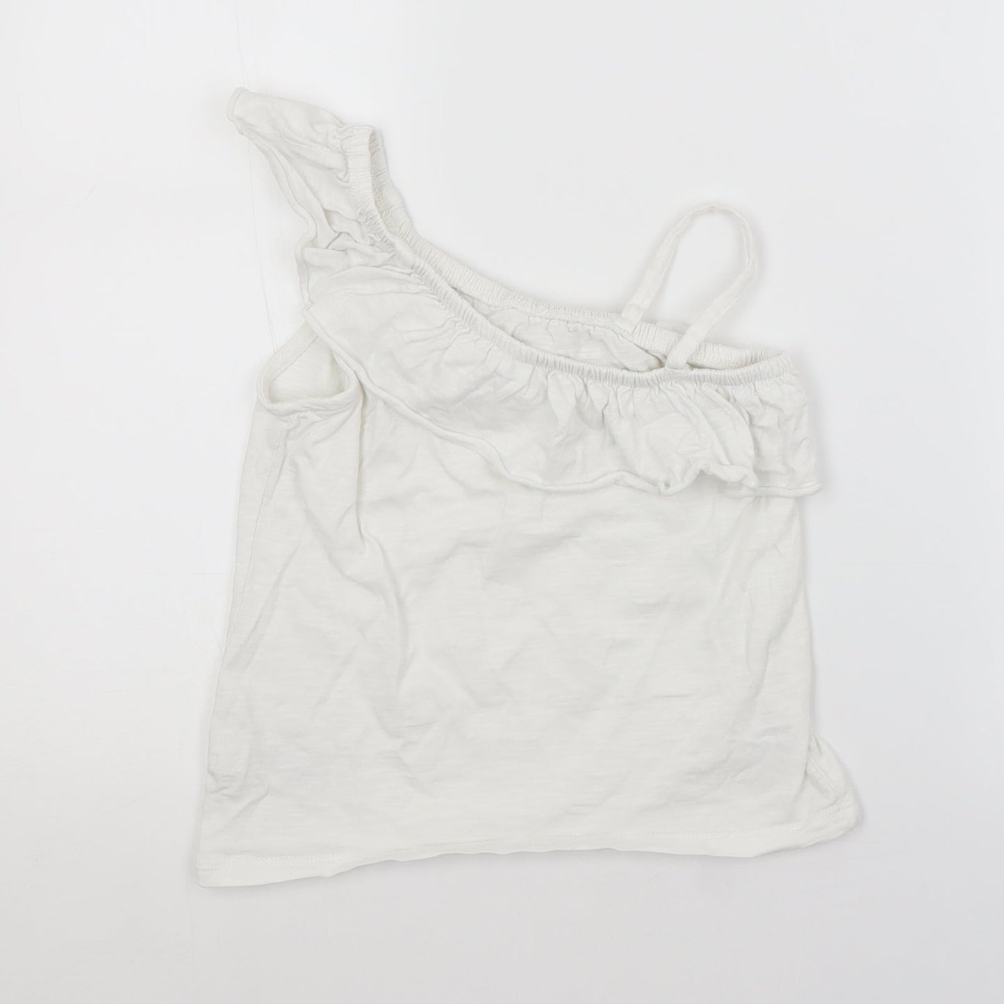 NEXT Girls White   Basic Blouse Size 7 Years
