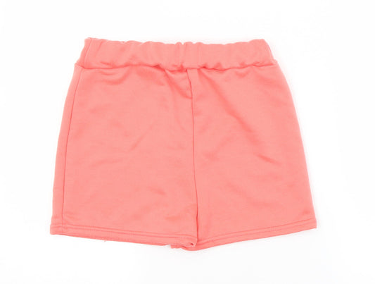 PRETTYLITTLETHING Womens Pink   Sweat Shorts Size 6