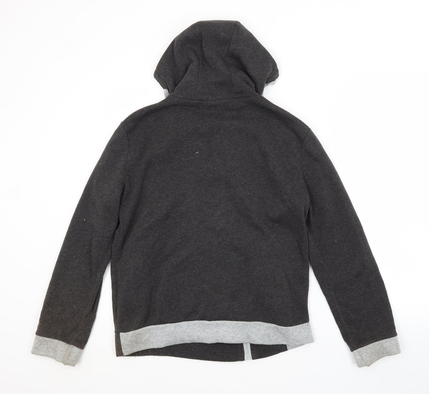 PEI XIANG Mens Grey   Full Zip Hoodie