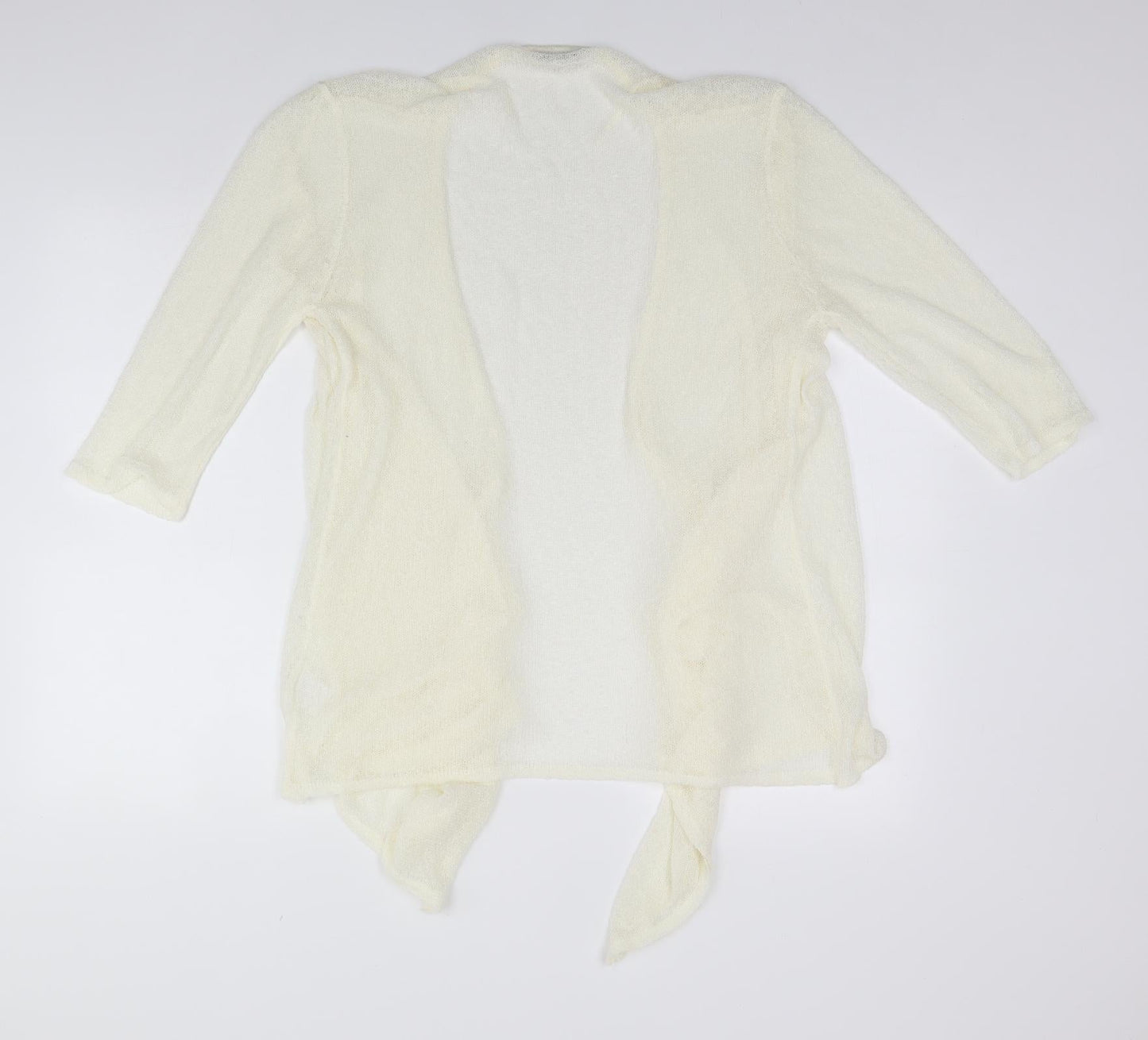 Elisabeth Scott Womens Ivory   Cardigan Jumper Size L