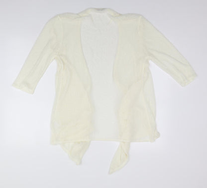 Elisabeth Scott Womens Ivory   Cardigan Jumper Size L