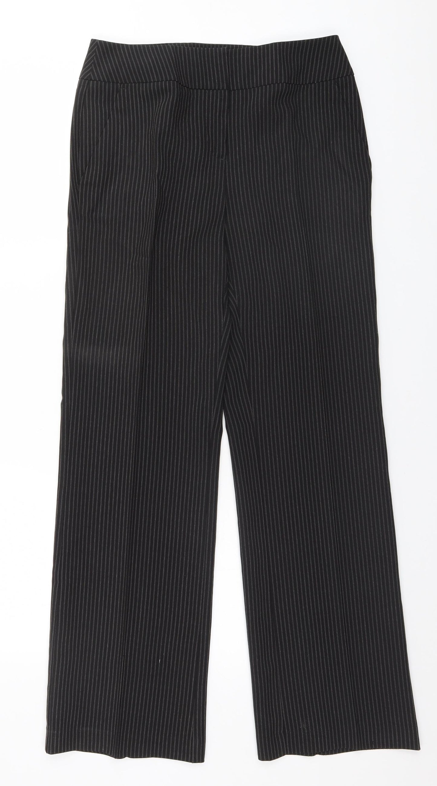 Womens UK Size 10 Papaya Regular Fit Dress Pants Brown Trousers