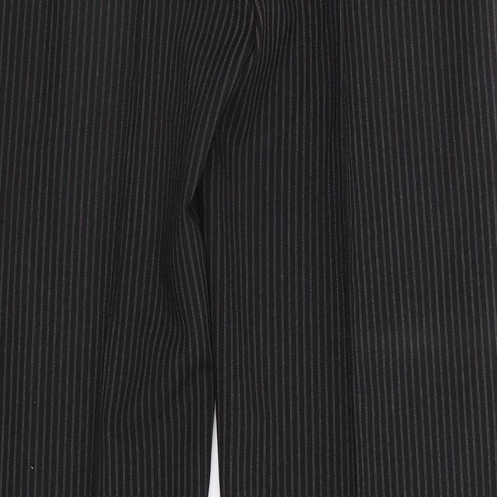 Womens UK Size 10 Papaya Regular Fit Dress Pants Brown Trousers