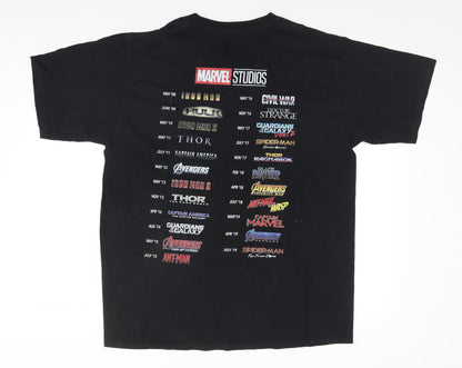 Marvel Studios Mens Black    T-Shirt   - More than A Fan