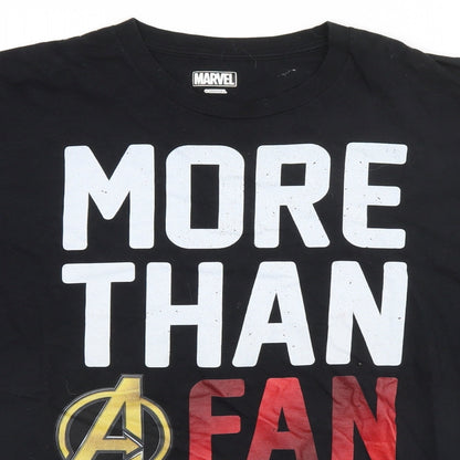 Marvel Studios Mens Black    T-Shirt   - More than A Fan