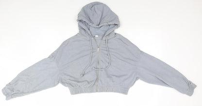 Preworn Womens Grey   Full Zip Hoodie Size L