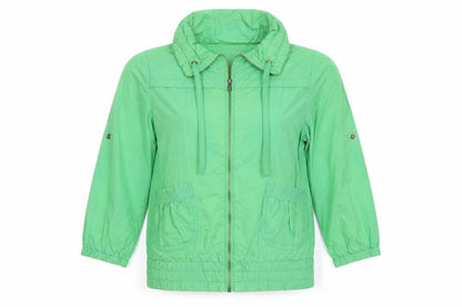 Womens UK Size 10 Papaya Green Overcoat