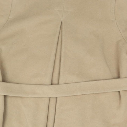 John Lewis Womens Beige   Overcoat Coat Size 12