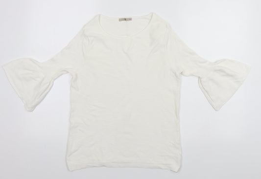 TU Womens White   Pullover Jumper Size 12