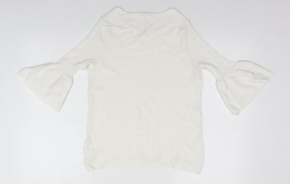 TU Womens White   Pullover Jumper Size 12