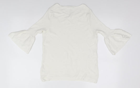 TU Womens White   Pullover Jumper Size 12