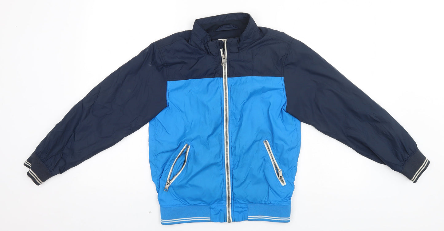 H&M Boys Blue   Full Zip Jumper Size 10-11 Years