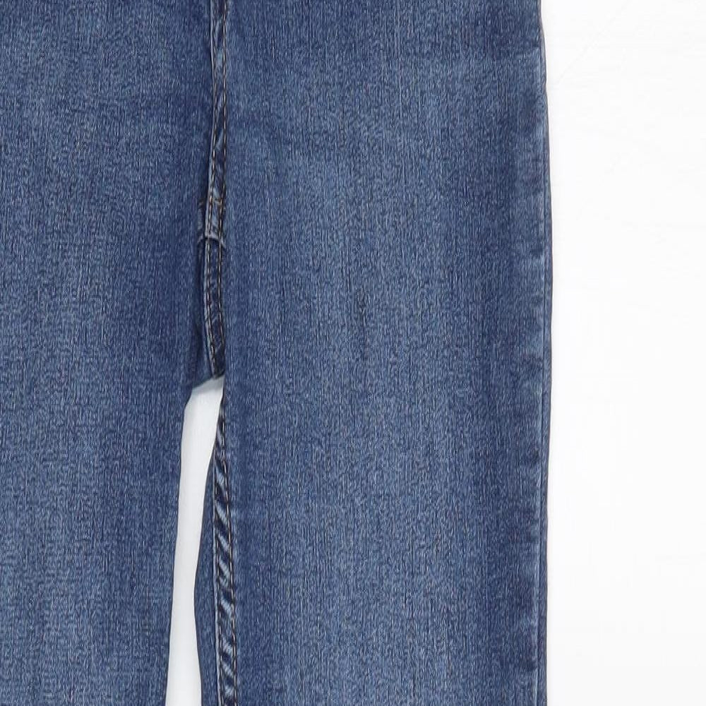 Womens UK Size 6 Divided Regular Fit Straight Blue Jeans