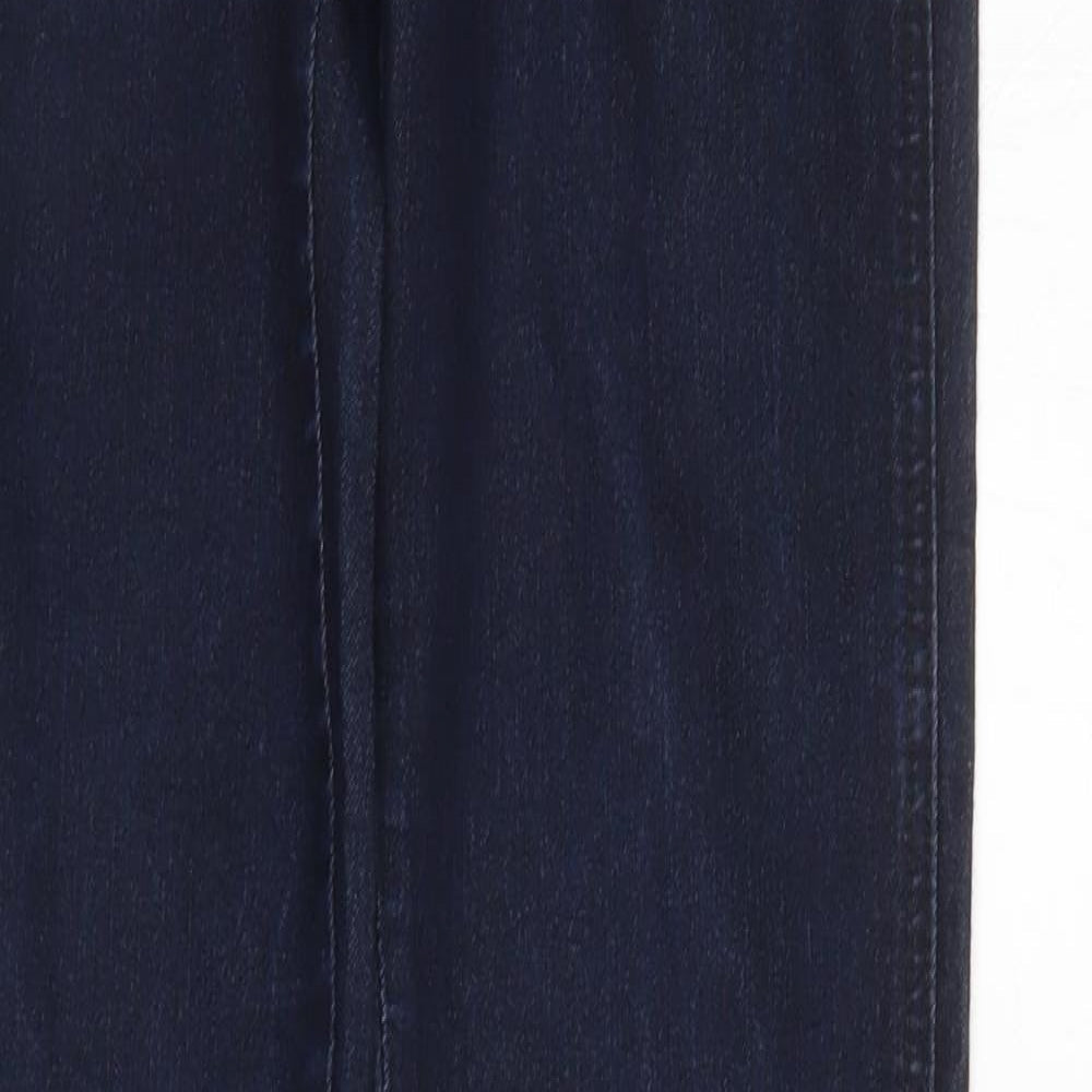 Womens UK Size 10 YESYES Regular Fit Tapered Blue Jeans