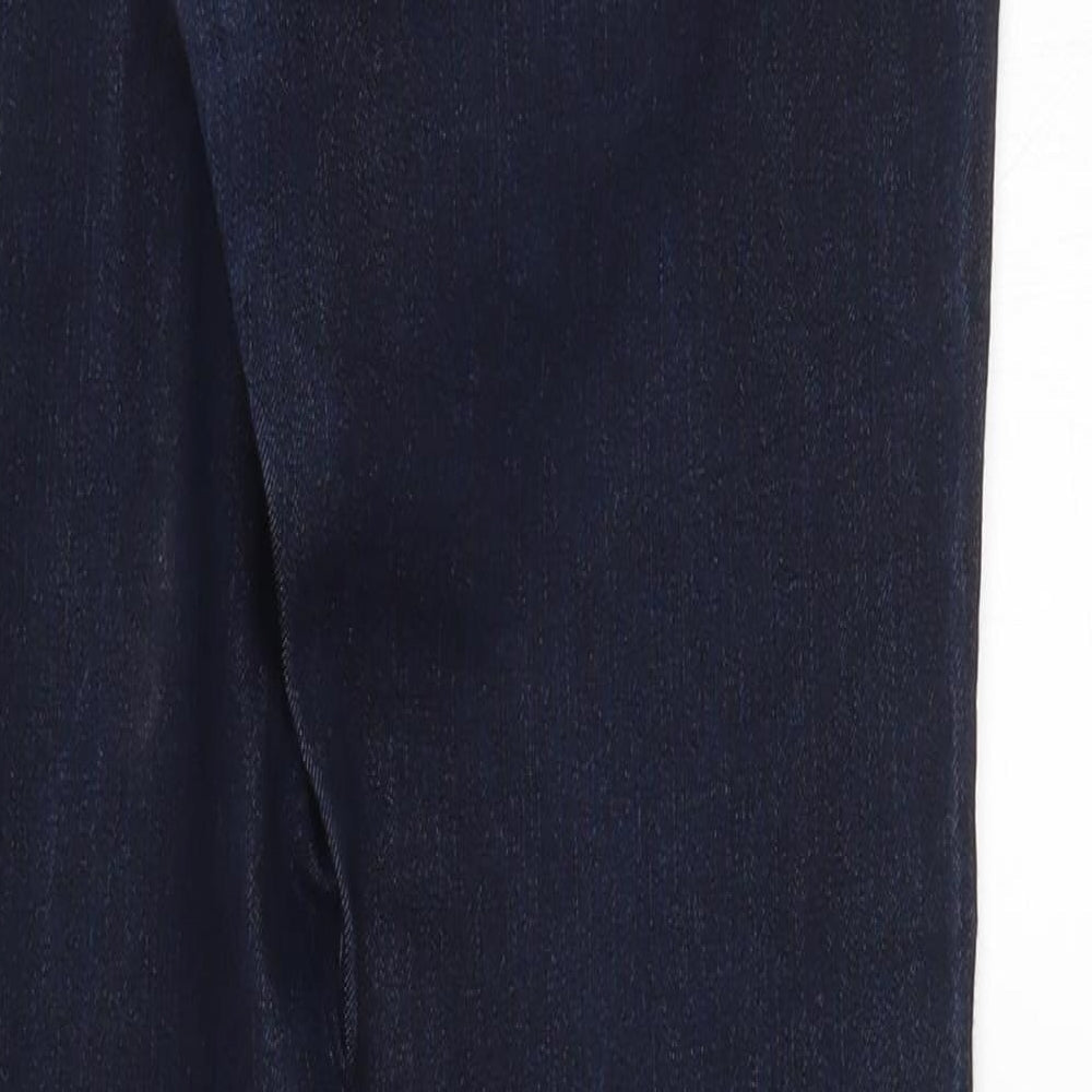 Womens UK Size 10 YESYES Regular Fit Tapered Blue Jeans