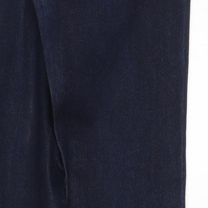 Womens UK Size 10 YESYES Regular Fit Tapered Blue Jeans