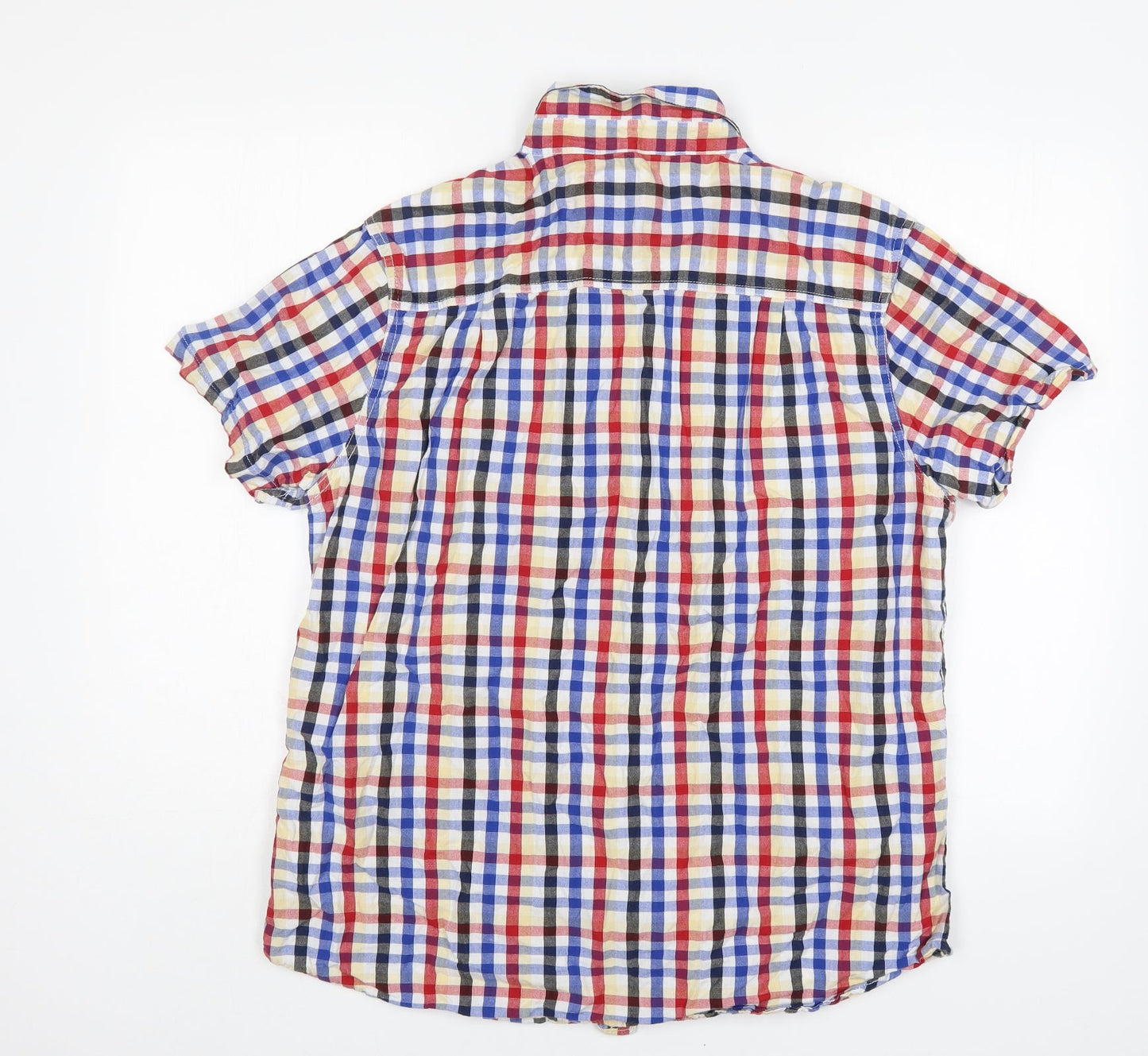 Mens UK Size XL New Look Multicoloured  Button-Up Short Sleeve Casual Shirt