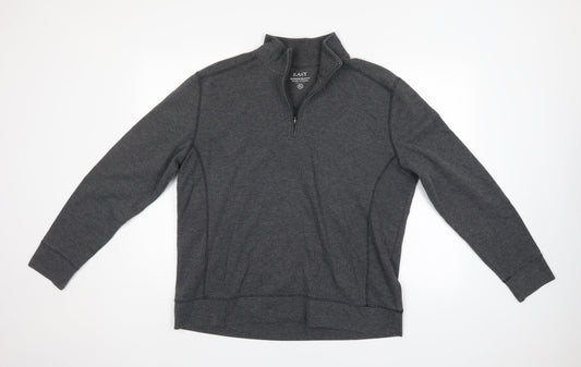 Easy Mens Grey   Pullover Jumper Size XL