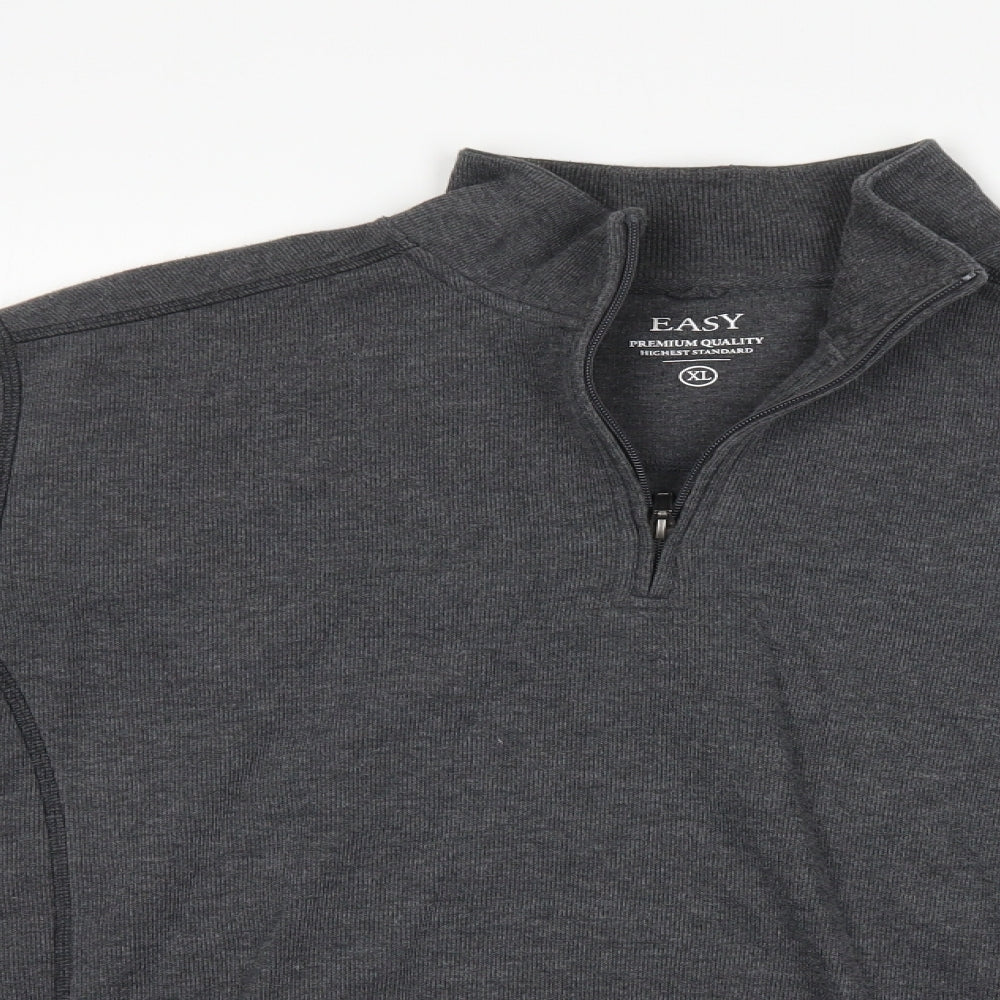 Easy Mens Grey   Pullover Jumper Size XL