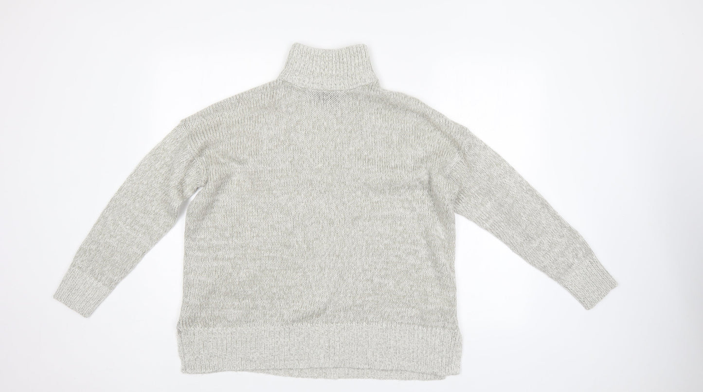 Womens UK Size M New Look Grey Pullover Jumper
