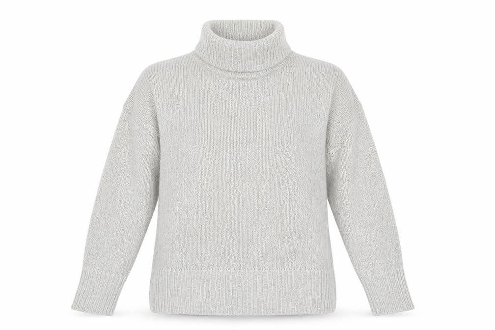 Womens UK Size M New Look Grey Pullover Jumper