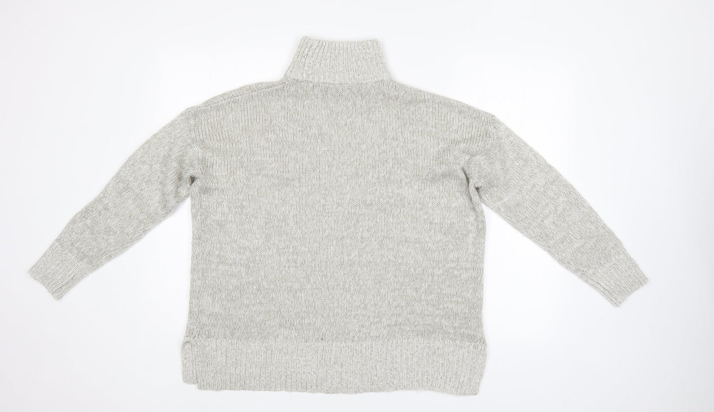 Womens UK Size M New Look Grey Pullover Jumper