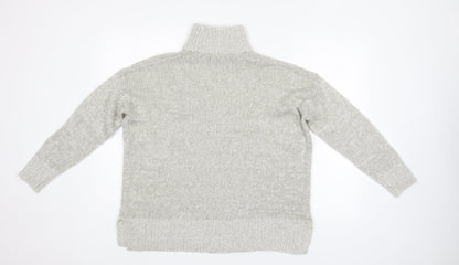 Womens UK Size M New Look Grey Pullover Jumper