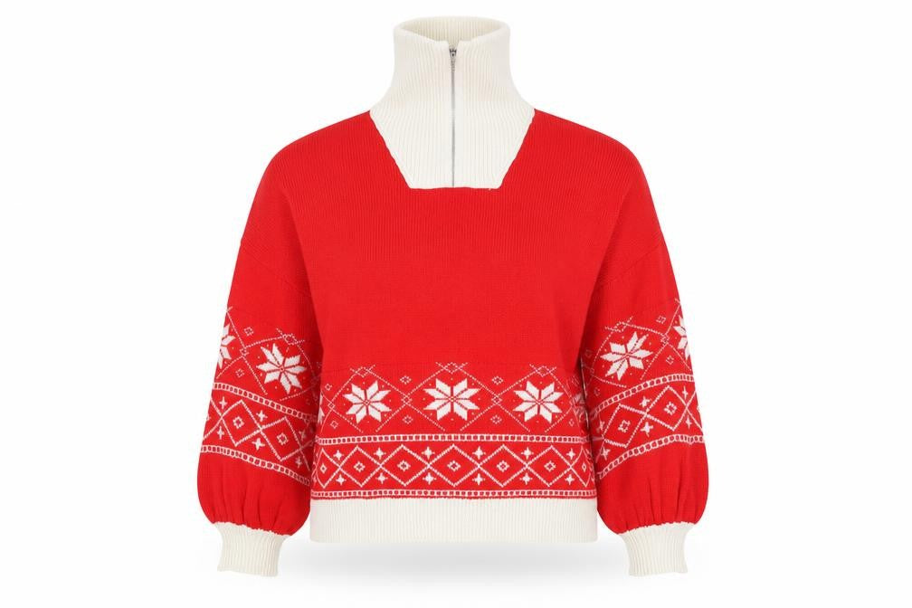 Womens UK Size 10 Missguided Red Pullover Jumper